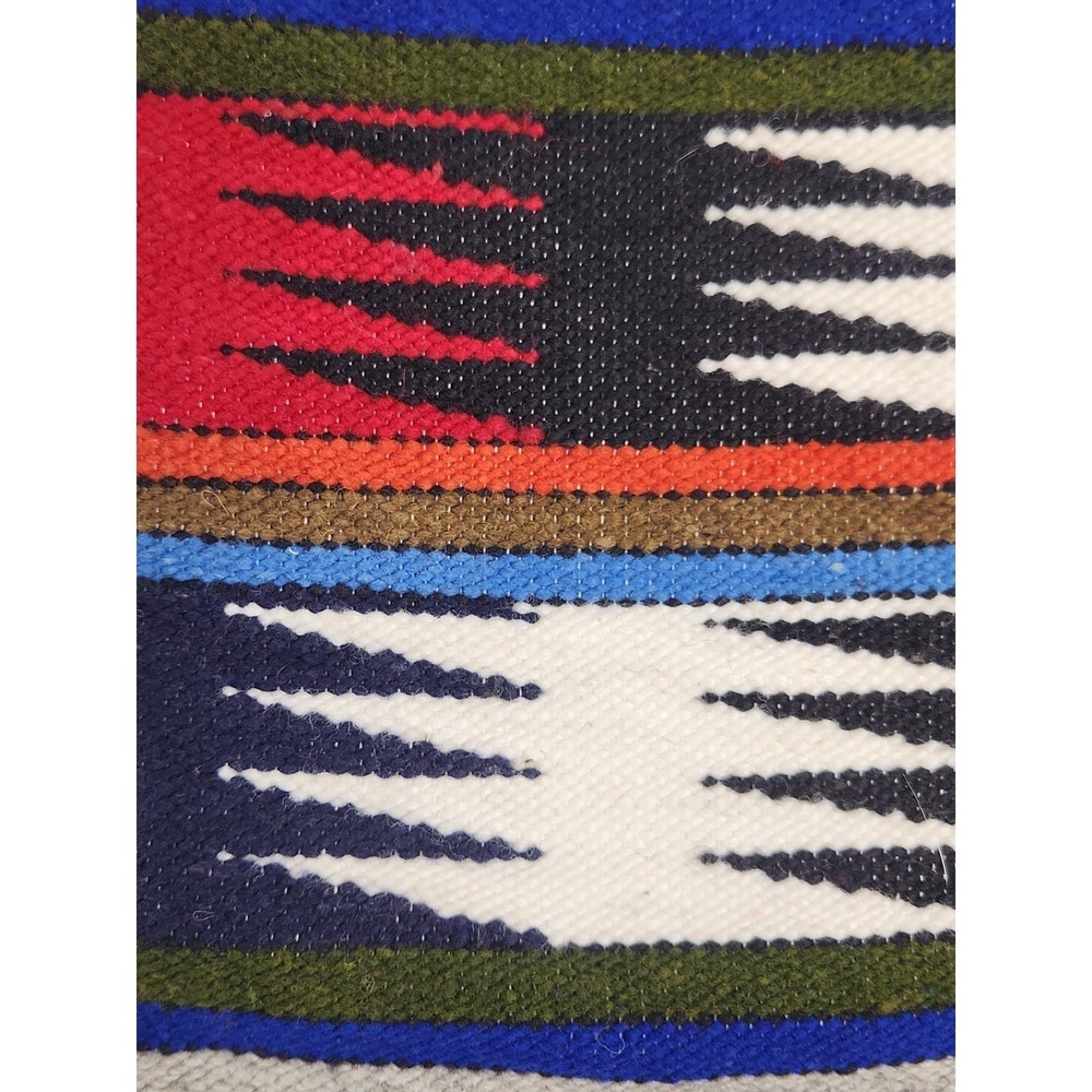 Cotton Purse Made In Ecuador Multicolor Aztec - Picture 3 of 9
